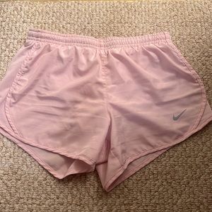 Girls Light Pink Nike Shorts
